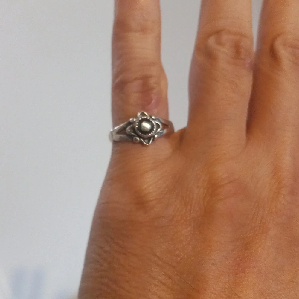 925 hematite ring - Picture 5 of 8